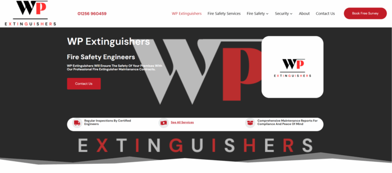 WP Extinguishers Website